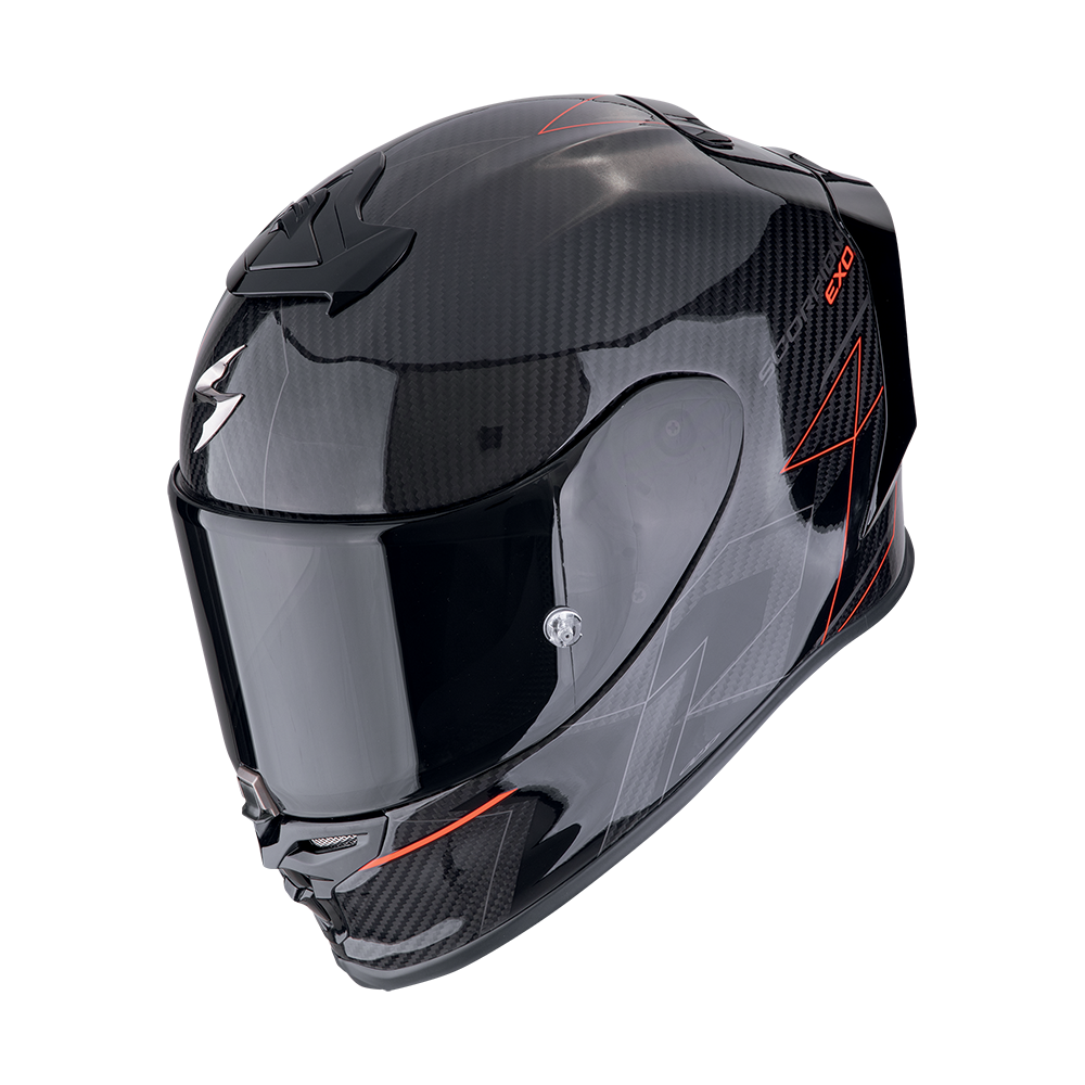 Casco Scorpion EXO-R1 EVO Carbon Air Cynergy Negro