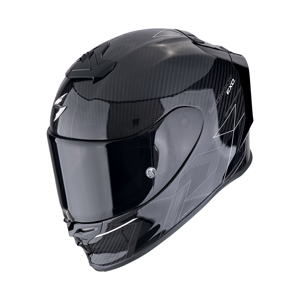 Casco Scorpion EXO-R1 EVO Carbon Air Cynergy Negro