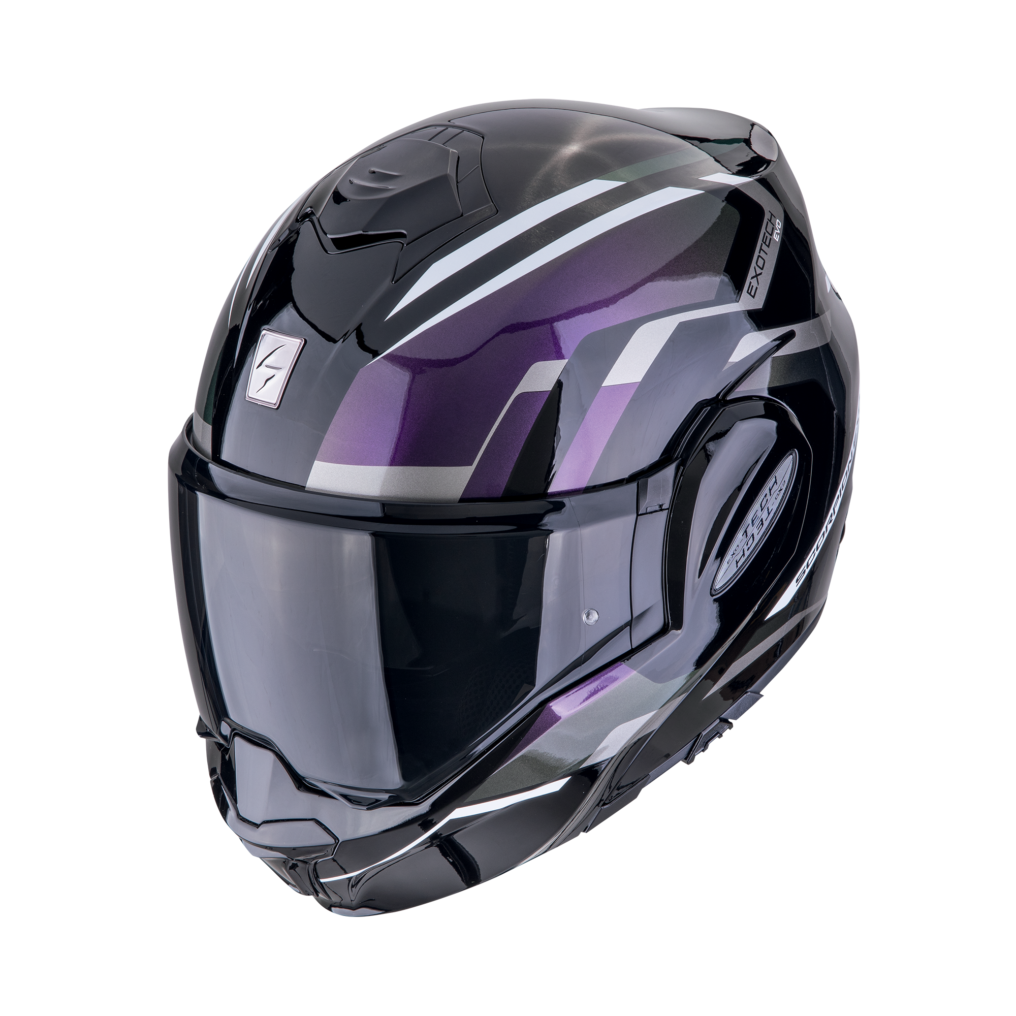 Casco Scorpion EXO-TECH EVO Furio Negro Rosa