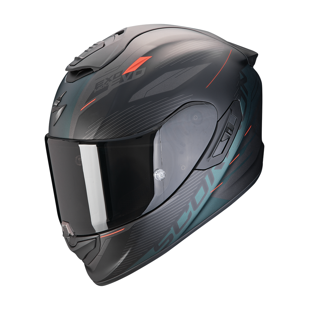 Casco Scorpion EXO-1400 Evo II Air Luma Negro Verd
