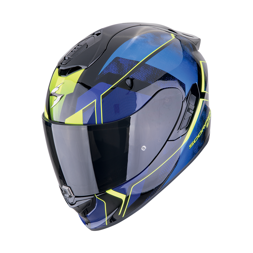 Casco Scorpion EXO-1400 EVO II Air Negro Azul